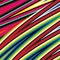 Fashion Abstract Rainbow Spectrum Fabric Colorful Twisted Waves Stripe Background Pattern