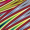 Fashion Abstract Rainbow Spectrum Fabric Colorful Twisted Waves Stripe Background Pattern