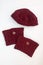 Fashion Accessory Set for Women Fall and Winter Hat and boot topper
