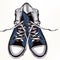 Fashion background with sports boots sneakers