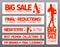 Fashion banners set for sale and new clothing