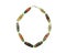 Fashion beads necklace jewelry with semigem crystals agate