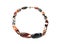 Fashion beads necklace jewelry with semigem crystals agate