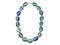 Fashion beads necklace jewelry with semigem crystals jasper