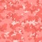 Fashion camo surface design. Living coral marble trendy camouflage salmon red pink fabric pattern