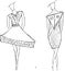 Fashion dresses sketches