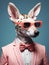 Fashion Flair Meets Furry Friends: AI\\\'s Animal Portrait Elegance.