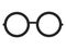 Fashion glasses icon