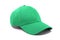 Fashion green cap isolated