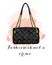 Fashion Illustration with quilt black handbag