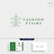 fashion lady beauty collection in simple line logo template  illustration icon element