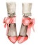 Fashion Legs on Pink High Heels
