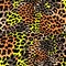 Fashion leopard exotic seamless pattern.