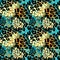 Fashion leopard exotic seamless pattern.