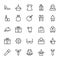 Fashion Line Vector Icons 1