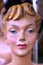 Fashion mannequin 50s plaster statue portrait luxury shop Paris France