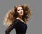 Fashion Model Long Hair, Woman Long hair Care and Treatment, Young Girl Waving Hairstyle