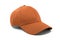 Fashion orange color cap isolated