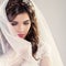 Fashion Portrait of Perfect Bride