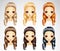 Fashion Princess Curls Hairstyle Set