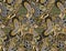 Fashion print for clothes. Seamless ethnic paisley pattern