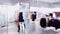 Fashion, retail and shop, blurred interior view of apparel clothing store in luxury shopping mall as defocused