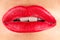 Fashion sensual lips