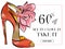 Fashion shoes sale banner, online shopping social media ads web template with beautiful heels. Vector illustration