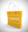 Fashion shopping bags mean style and Vogue showing trend and design - 3d illustration