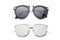 Fashion sunglasses on white background.sunglasses have been popular as a fashion accessory, especially on the beach and  protect