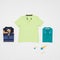 Fashion - three polo shirts for children; Photo on neutral background