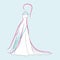 Fashion wedding dress