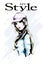 Fashion woman in cap. Hand drawn beautiful young woman portrait. Fashion model. Stylish girl.