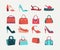 Fashion Women bags handbags and High Heels shoes