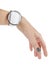Fashion wrist watch on woman hand