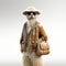 Fashionable 3d Llama With Leather Jacket, Sunglasses, And Handbag