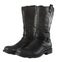 Fashionable brutal leather male boots