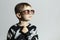 Fashionable child in sunglasses.Little boy.Kids fashion