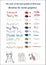 Fashionable colors 2018 palette set brushes editable vector illustration