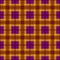 Fashionable fabric in a cage. Bright contrast color. Motley colorful background. Seamless texture. Vector cell