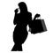 Fashionable girl shopping excitement vector