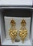 Fashionable gold jewelry/jewellery earrings for modern women