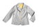 Fashionable gray casual suit jacket