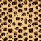 Fashionable Leopard Seamless Pattern. Stylized Spotted Leopard Skin Background for Fashion, Print, Wallpaper, Fabric