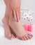 Fashionable Lilac Nail Polish: Summer Pedicure and Manicure Delight