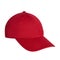 Fashionable red baseball cap isolated on white