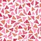 Fashionable seamless pattern with hand-drawn triangles