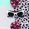 Fashionable sunglasses. Be glamorous summer lady