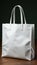 Fashionable tote bag with elegant design, perfect for shopping generated by AI