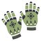 Fashionable winter gloves with snowflake vector